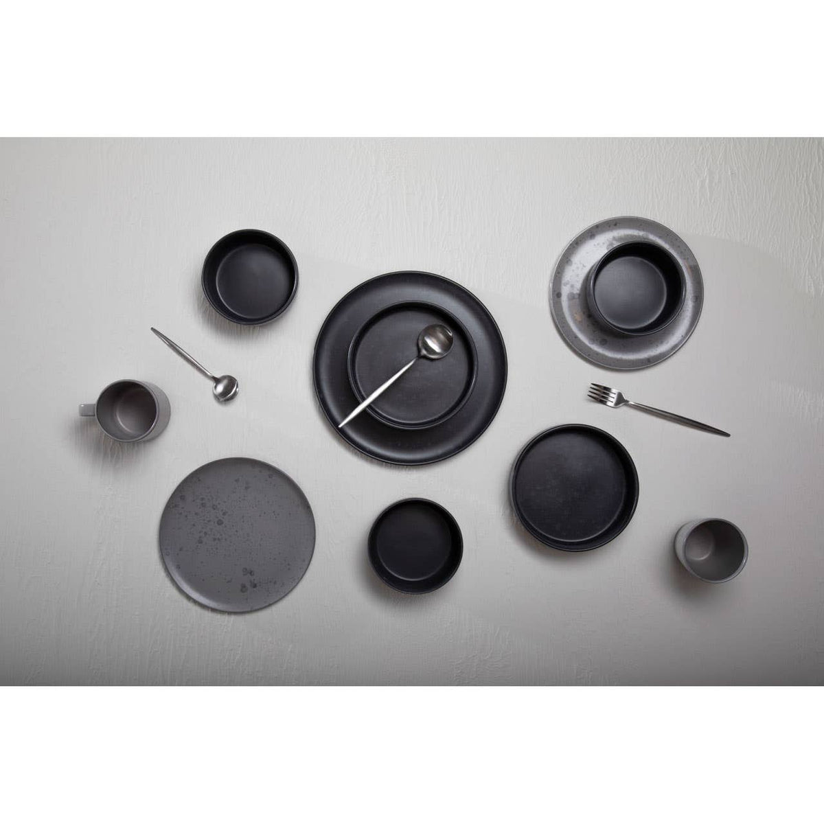 Hygge Grey Speckled Dinner Plate