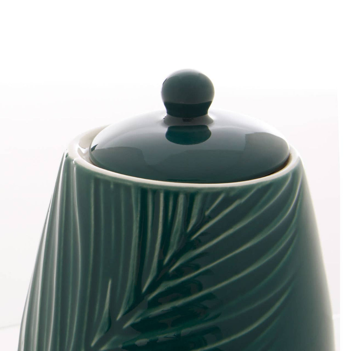 Bali Dark Green Sugar Pot