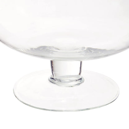 Ambra Clear Glass Cognac Vase.