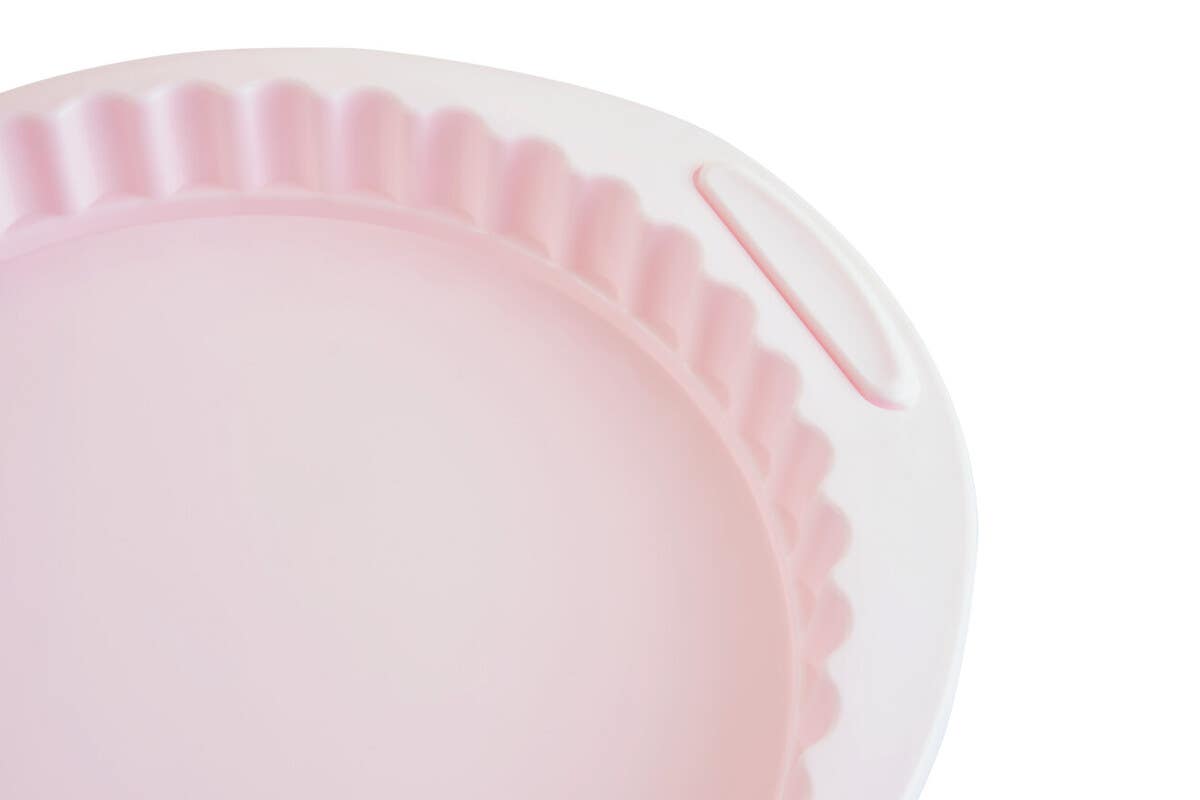Zing Pastel Pink Pie or Flan Mould