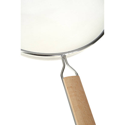 Zenigo Large Sieve with Wooden Handle