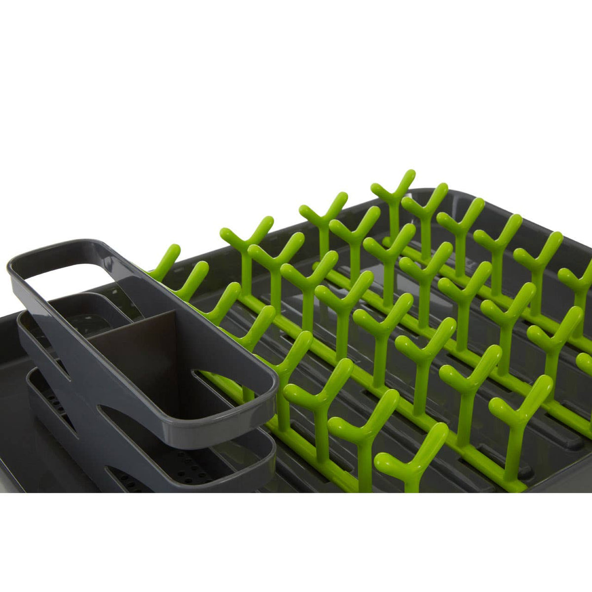 Laurie Grey and Lime Green Dish Drainer