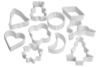 Sucre White 10 Piece Cookie Cutter Set