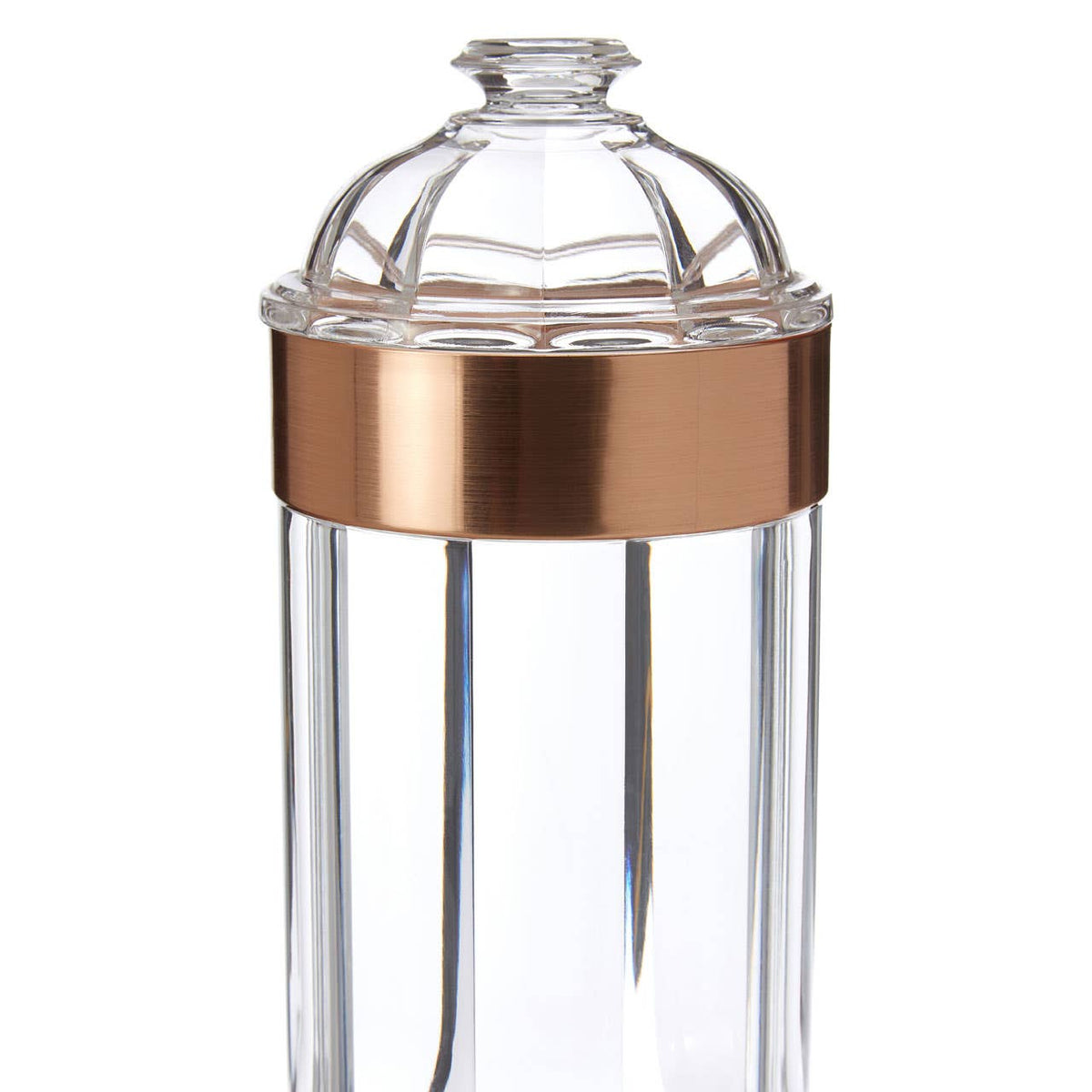 Guan Large Rose Gold Acrylic Storage Jar