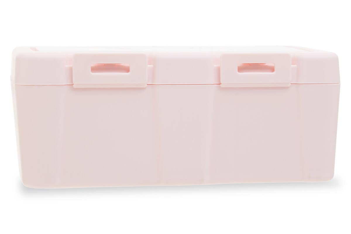 Grub Tub Pink 2 Section Lunch Box