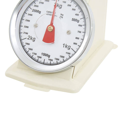 Olivier 3kg Cream Retro Kitchen Scale