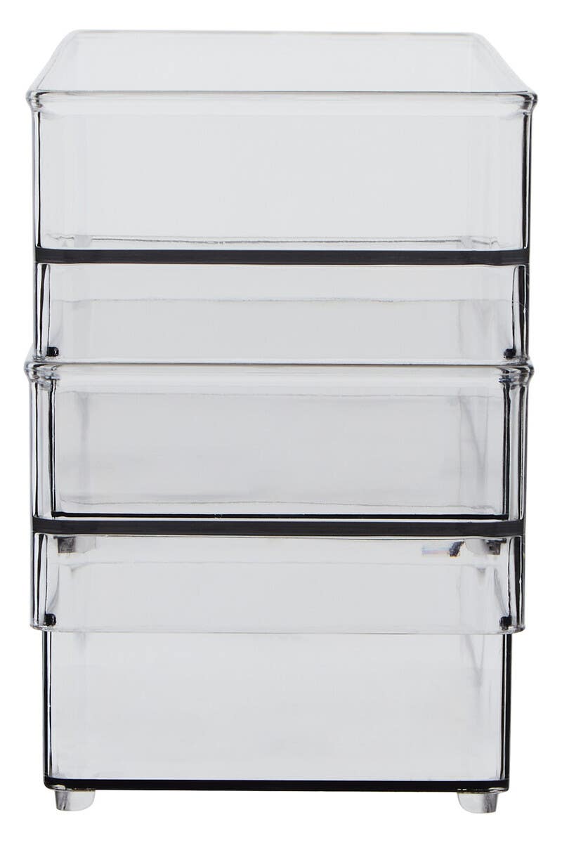 Romm Set of Two Small Stackable Fridge Storage Trays