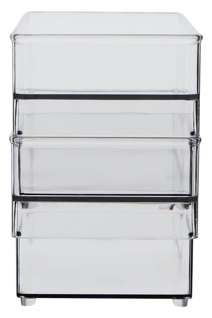 Romm Set of Two Small Stackable Fridge Storage Trays