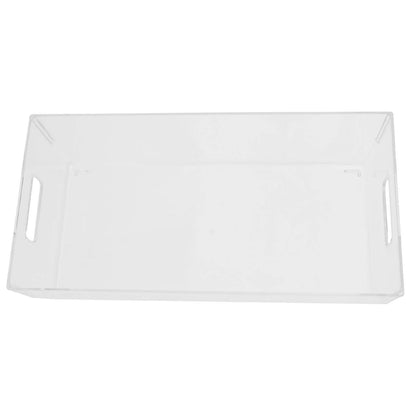 Romm Large Clear Plastic Fridge Bin With Handles