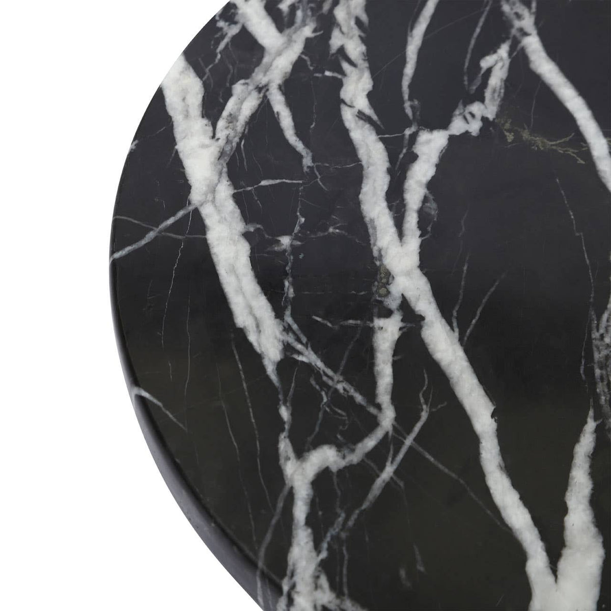 Marmore Black and Gold Marble Round Chopping and Serving Board