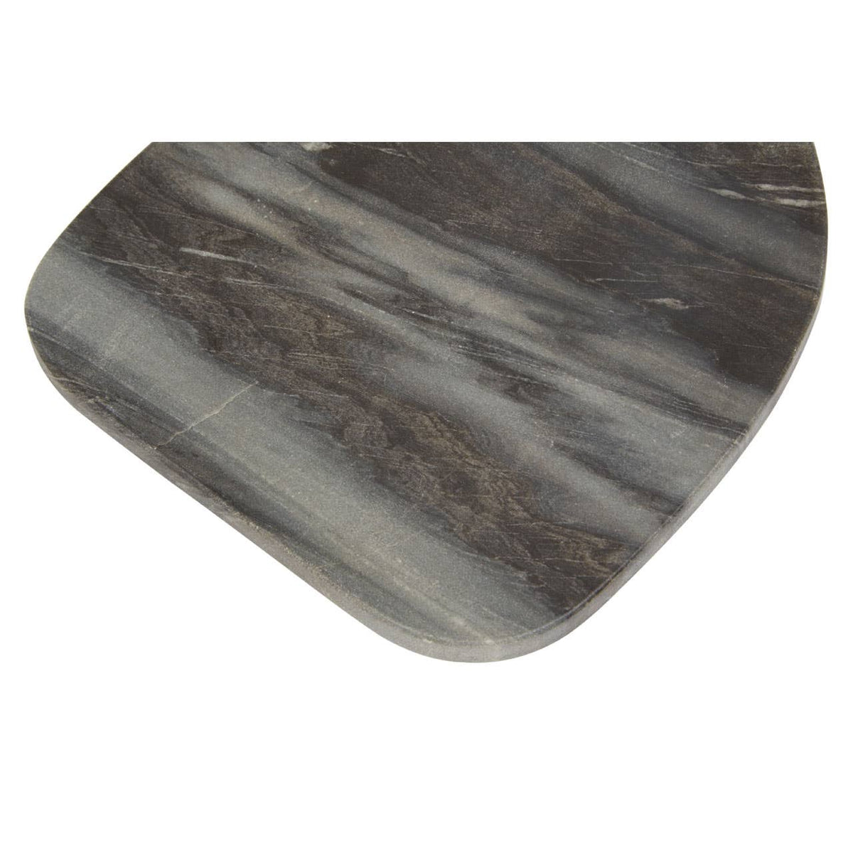 Marmore Rounded Grey Marble Chopping And Serving Board