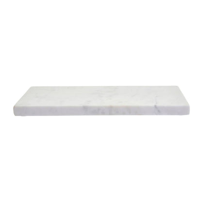 Salerno White Marble Rectangular Chopping or Serving Board