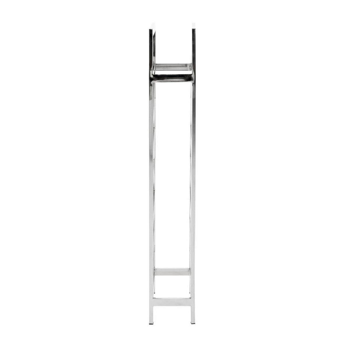 Barolo Silver Floorstanding 24 Bottle Wine Rack