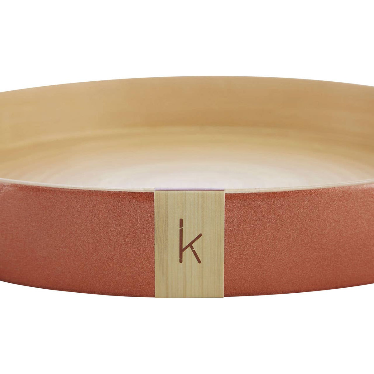 Kyoto Small Round Rose Gold Serving Tray