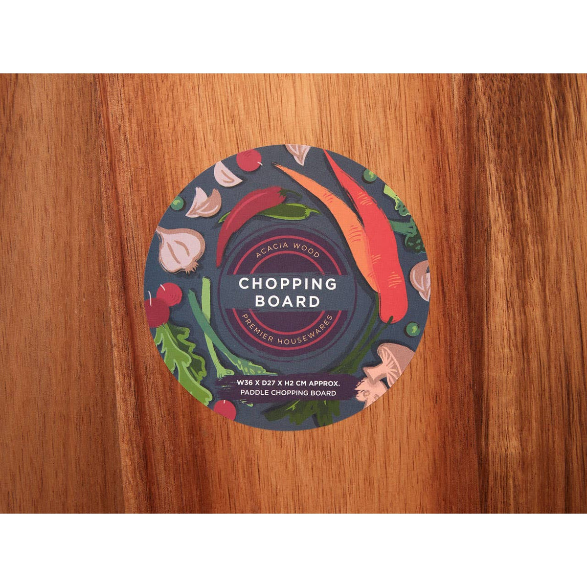 Socorro Chopping and Serving Board with Cream Handle
