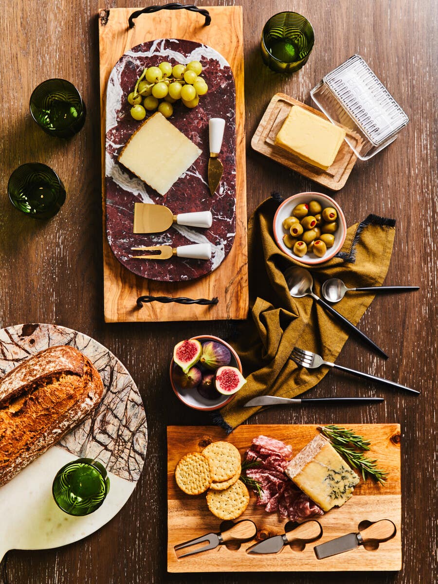 Socorro Cheese Board with Three Knives