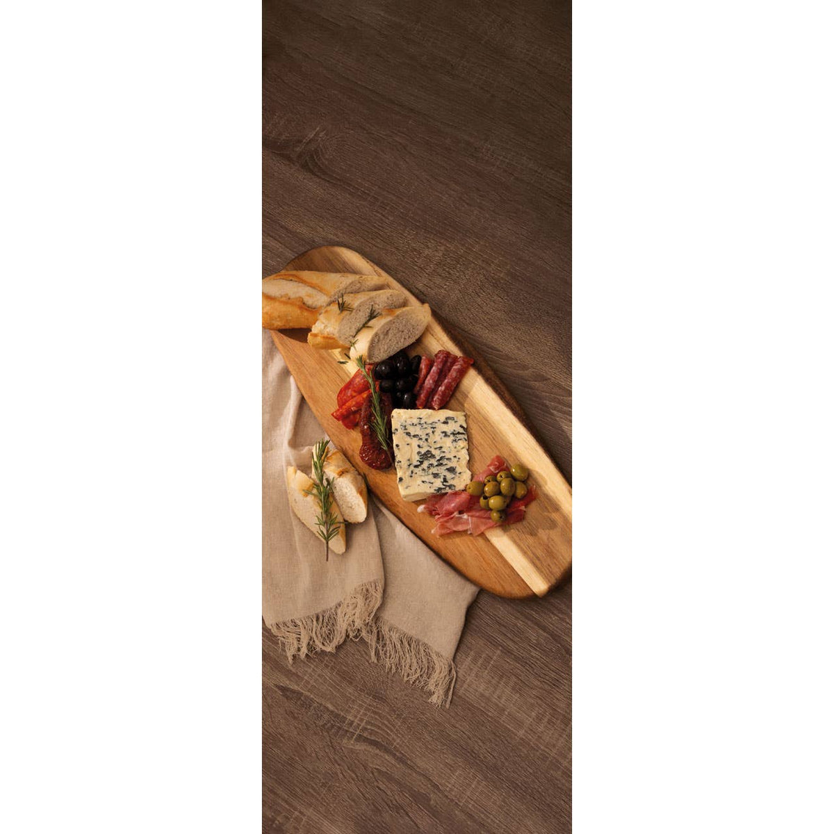 Kora Acacia Oval Serving And Chopping Board