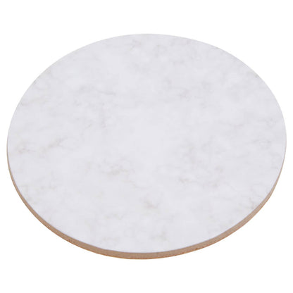 Mimo 6 Piece Marble Effect Assorted Cork Coasters