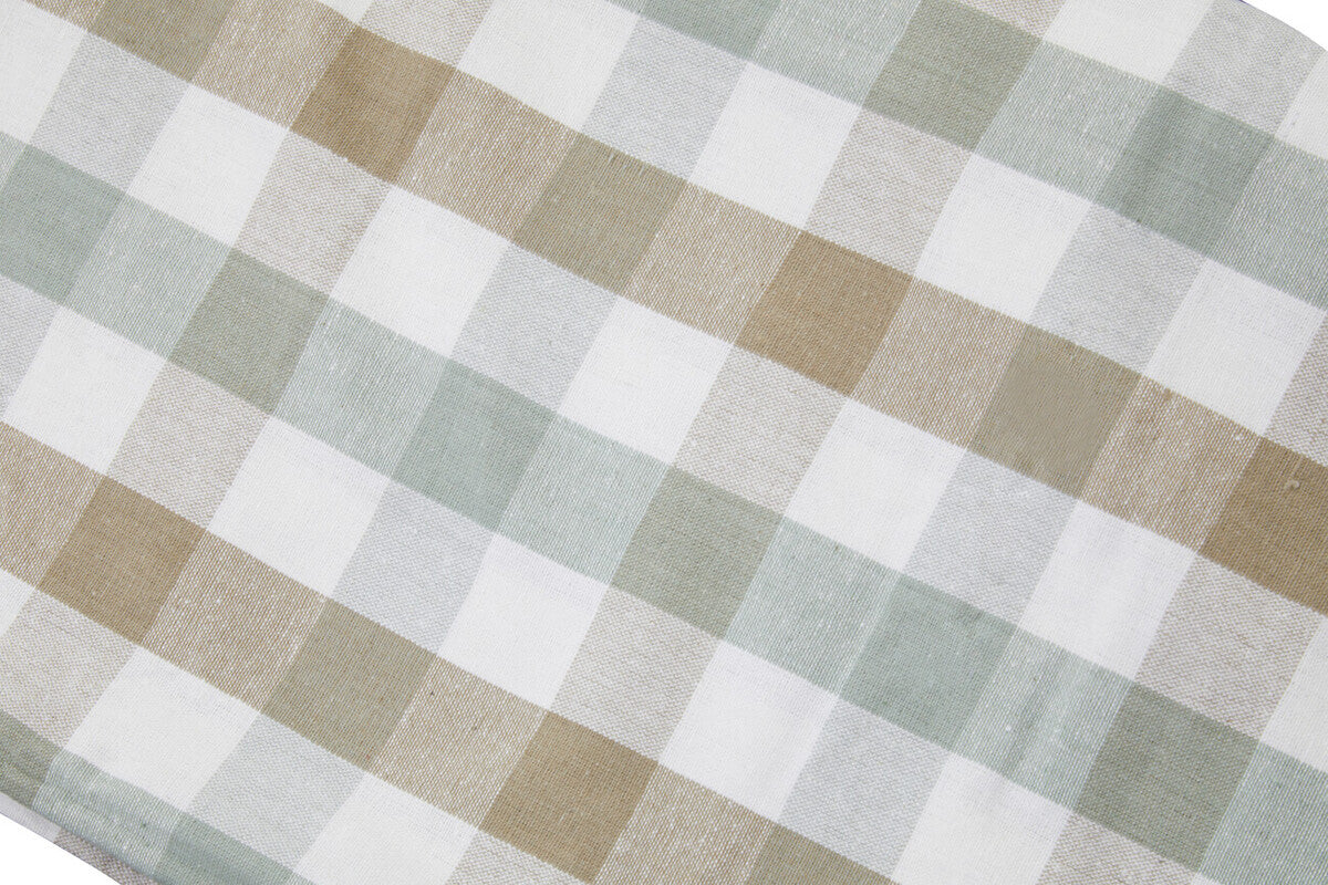 Thread and Loom Check Design Tablecloth