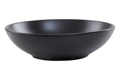 Elmira 16 Piece Black Stoneware Dinner Set