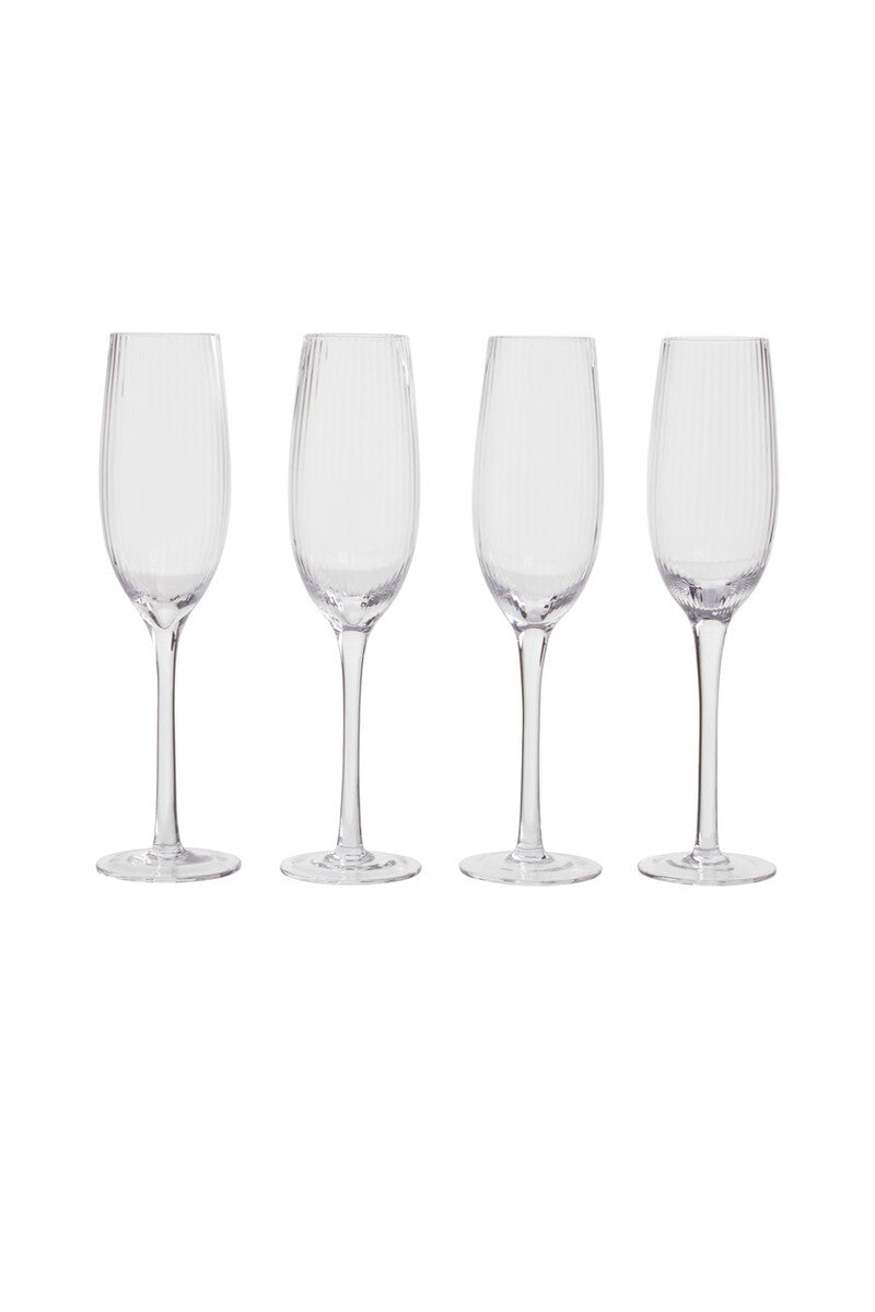 Lyle Set of Four Champagne Glasses
