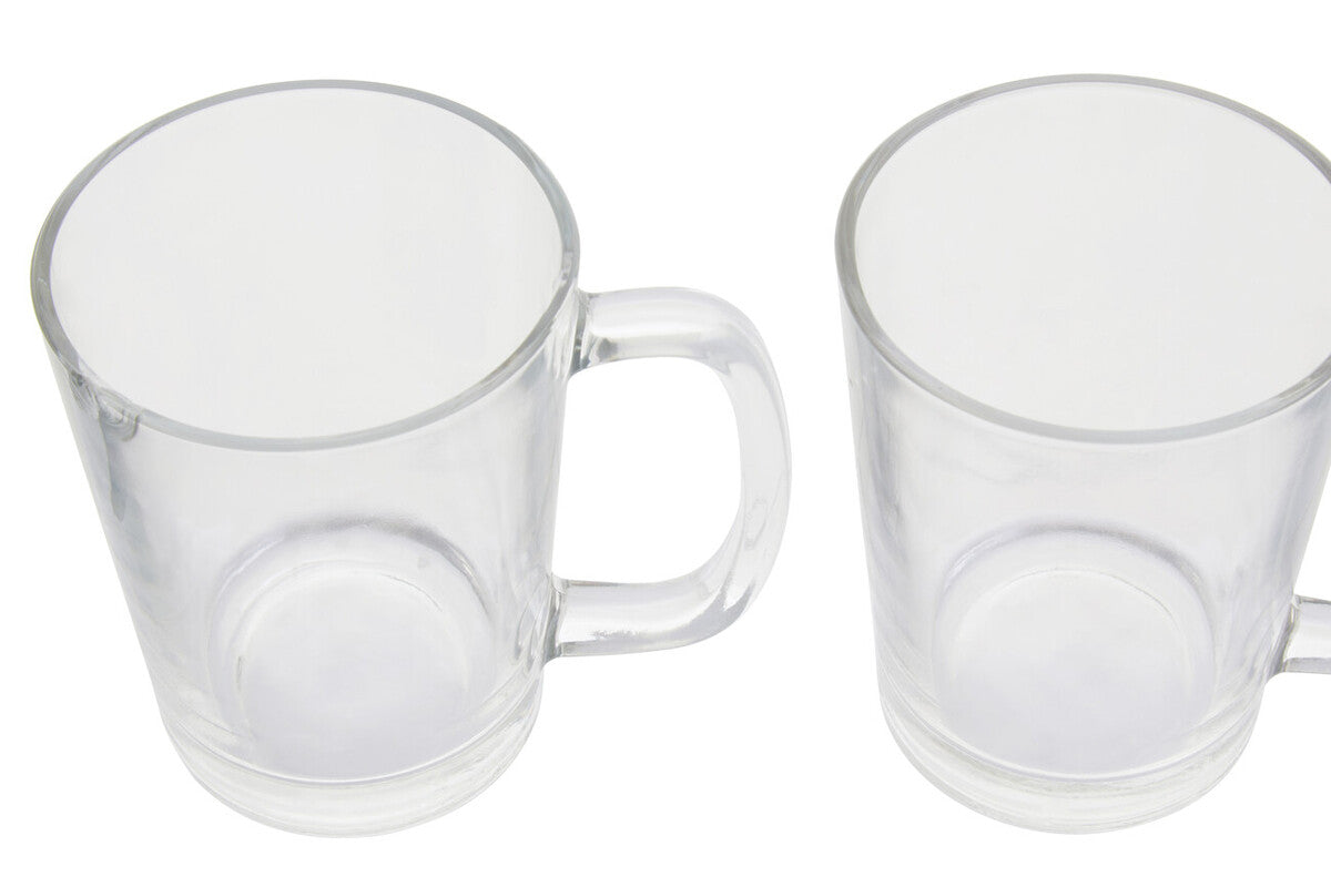 Torta Set Of Four Glass Clear Glass Mugs