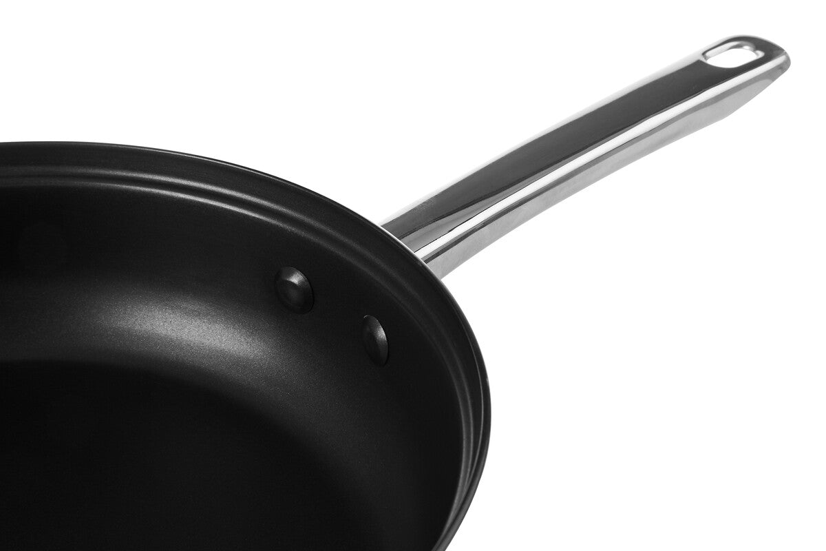 Crosse 24cm Stainless Steel Non Stick Frypan With Glass Lid