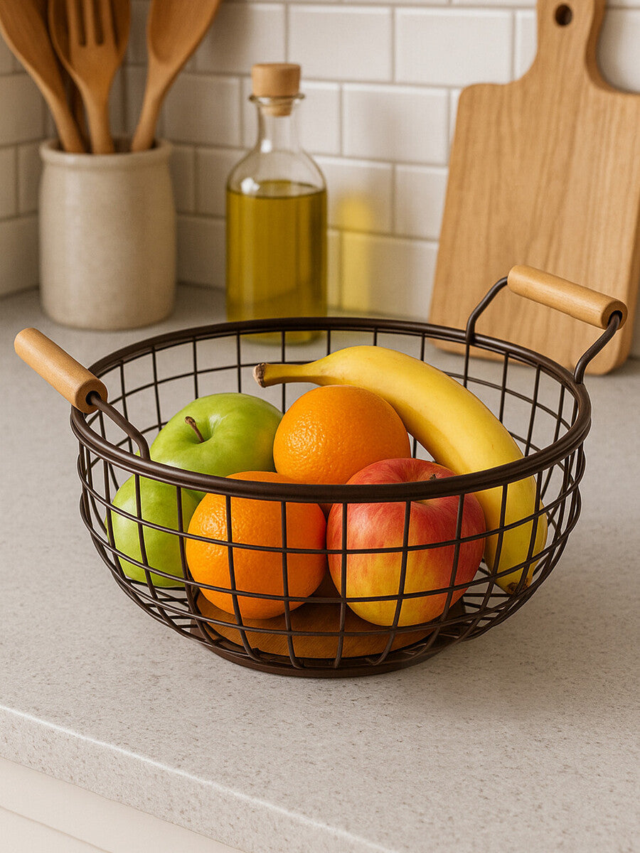 Vertex Bronze Powder Coated Fruit Basket