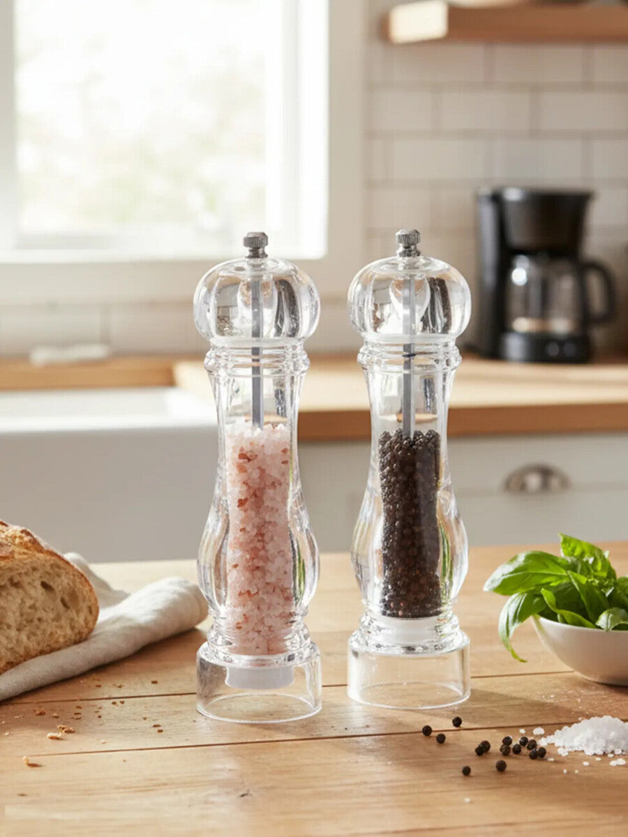 Cody Large Acrylic Salt and Pepper Mill Set