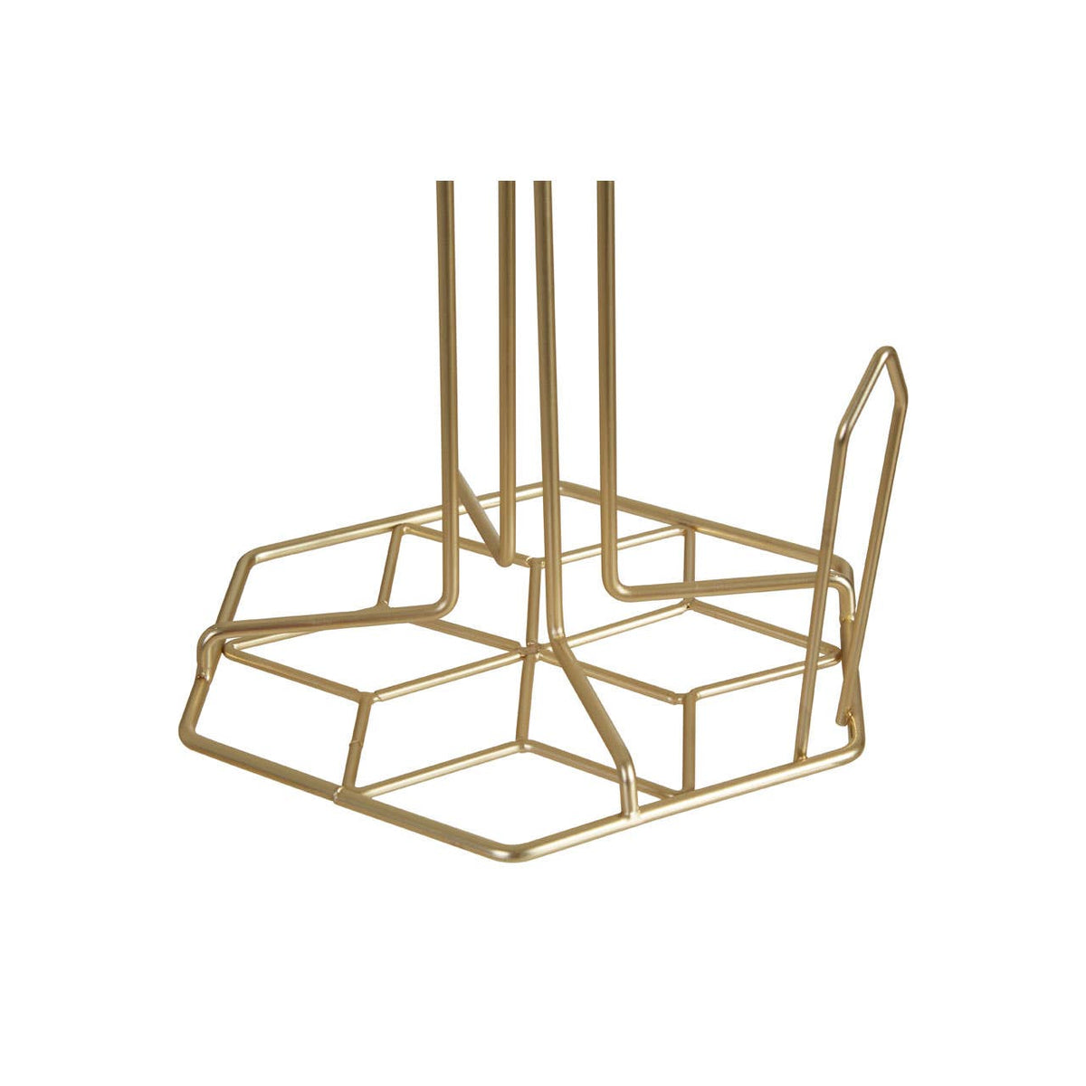 Vertex Kitchen Roll Holder With Matte Gold Finish