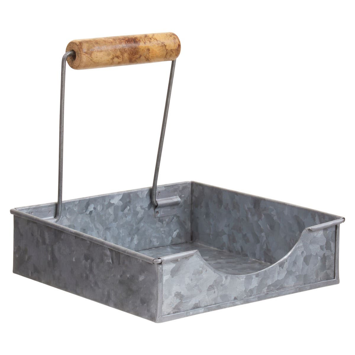 Drummond Galvanised Steel Napkin Holder