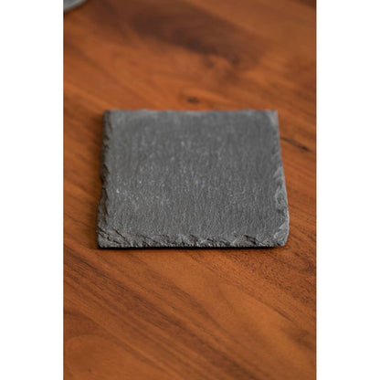 Preto Set Of Four Slate Square Coasters