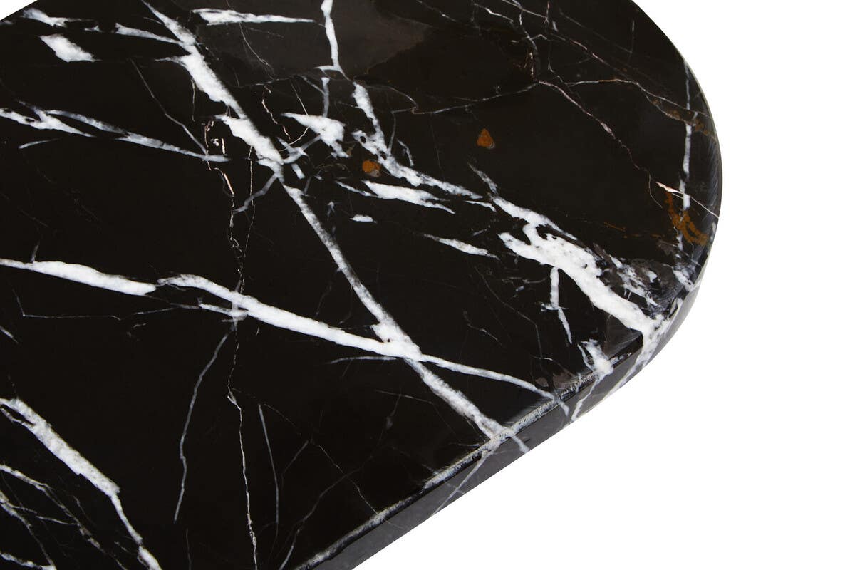 Salmo Oval Black Marble Chopping and Serving Board