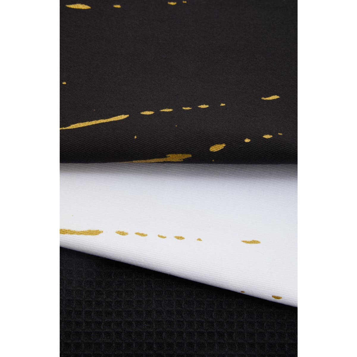 Modern Retro Set Of 3 Flash Dash Tea Towels