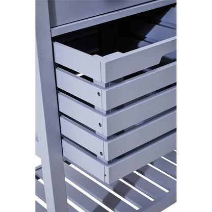 Frankfurt Grey Kitchen Trolley