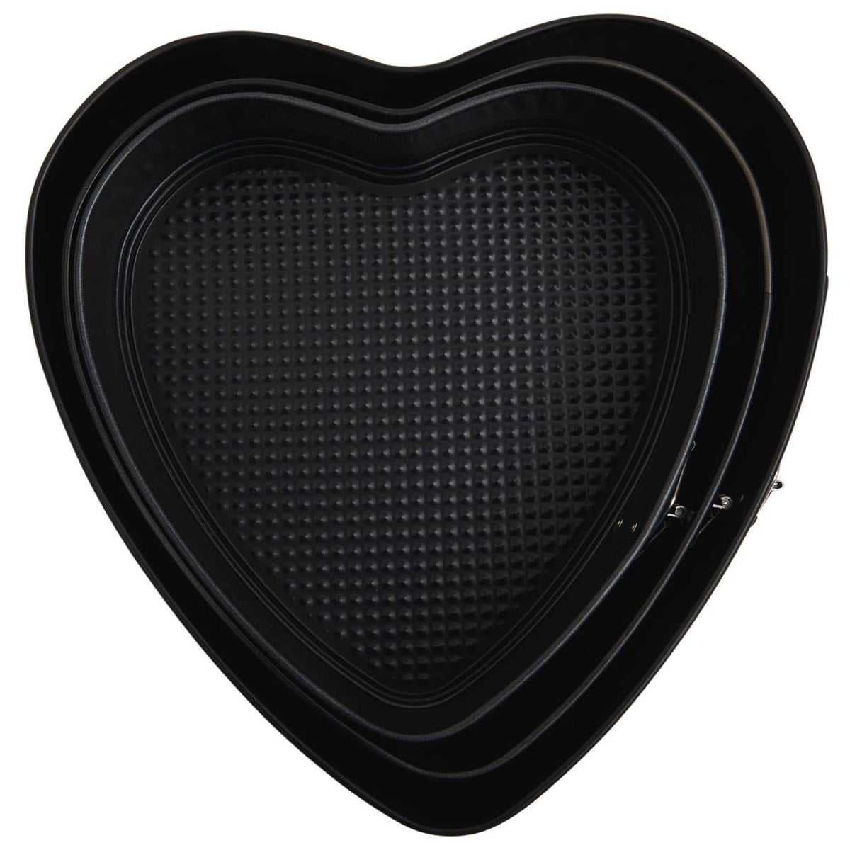From Scratch Set Of Three Heart Shaped Springform Cake Tins