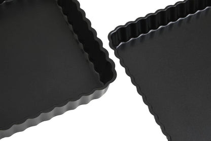 From Scratch Set Of Two Fluted Quiche Flan Tins
