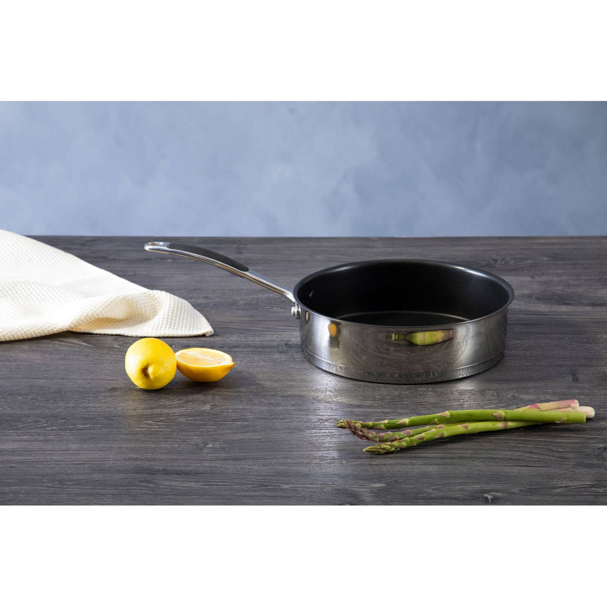 Tenzo 24 cm Stainless Steel Saute Pan