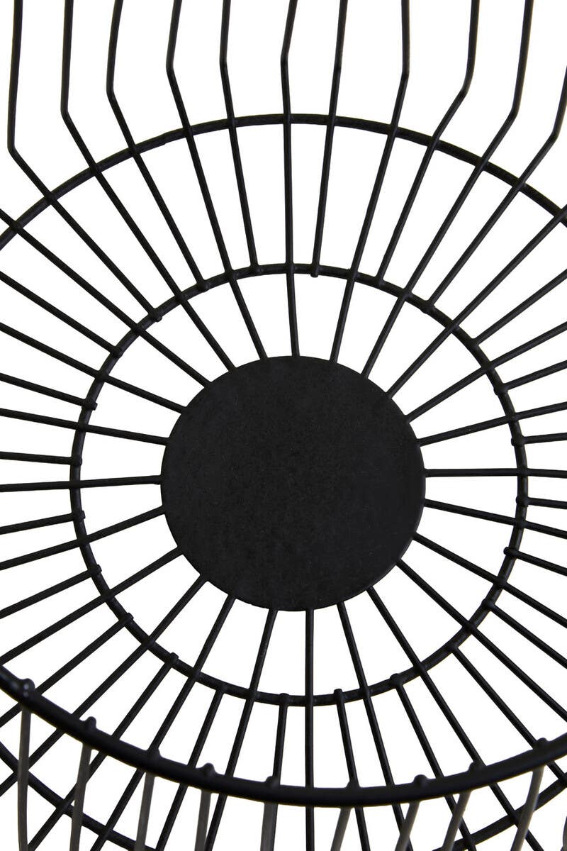 Vertex Deco Matt Black Small Fruit Basket
