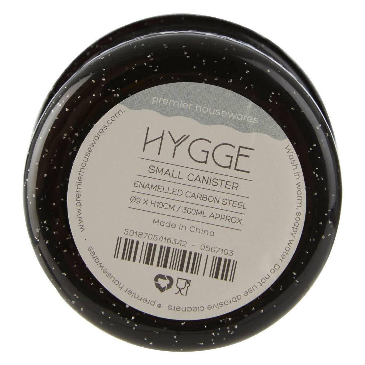 Hygge Small Black Canister