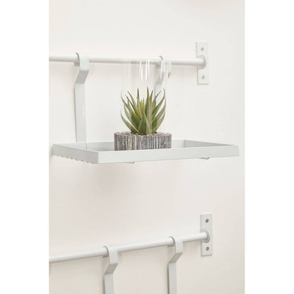 Sorello White Hanging Shelf Storage Rack