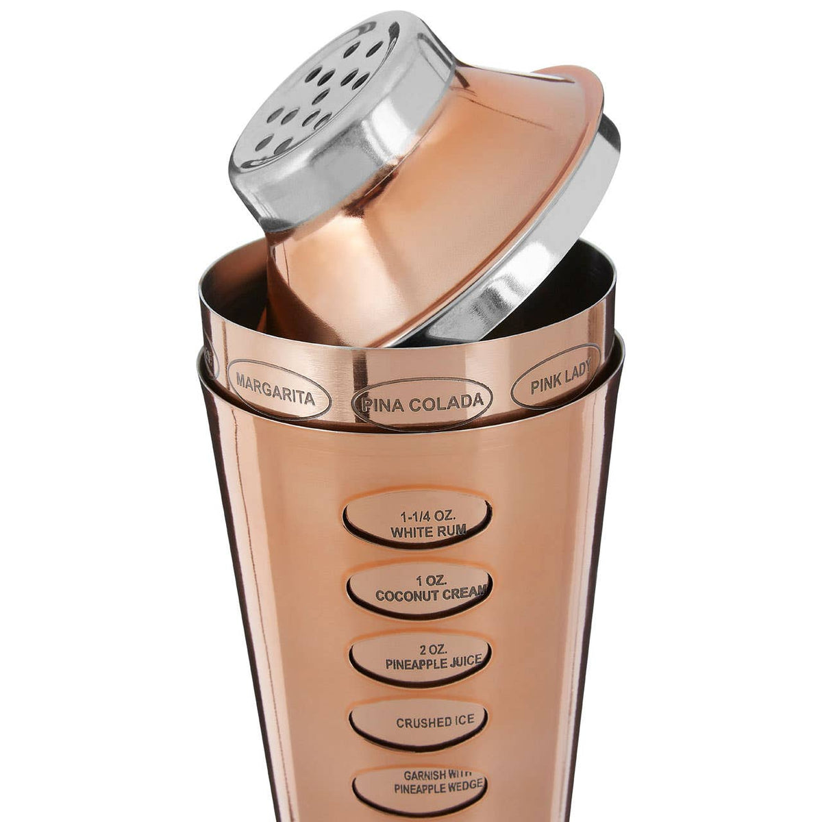 Recipe Rose Gold Cocktail Shaker