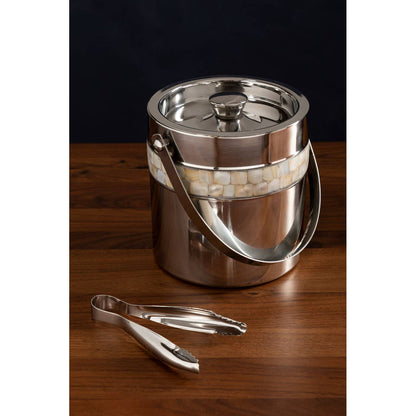 Mother Of Pearl Inlay Design Ice Bucket