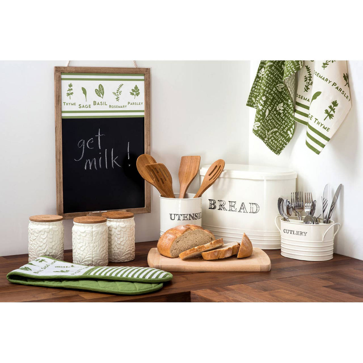 Sketch Cream Cutlery Caddy