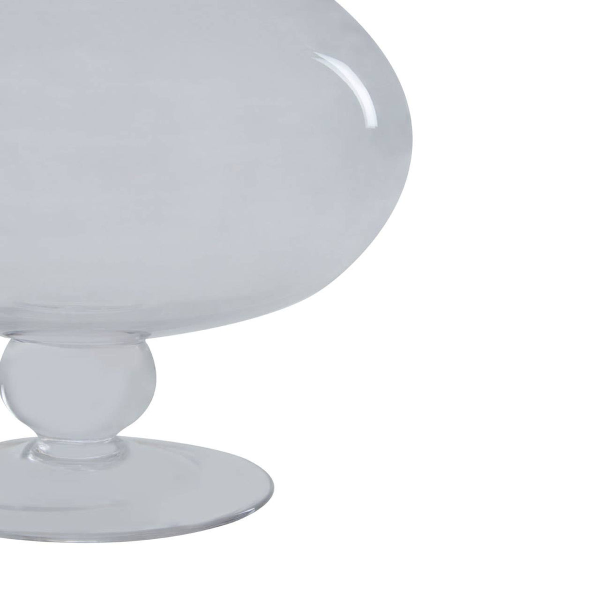 Olivia Clear Glass Candy Small Storage Jar