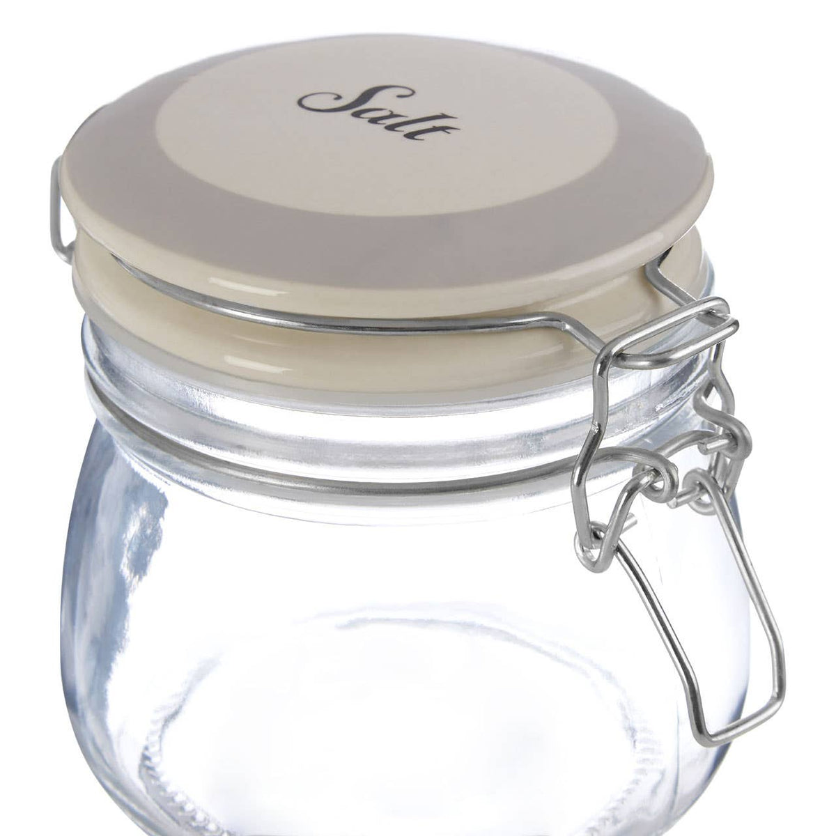 Diego Salt Glass Storage Jar 500ml