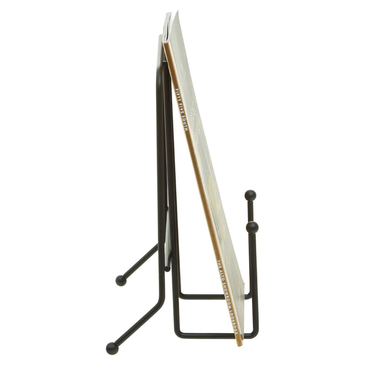 Reyna Matt Black Finish Cookbook Stand