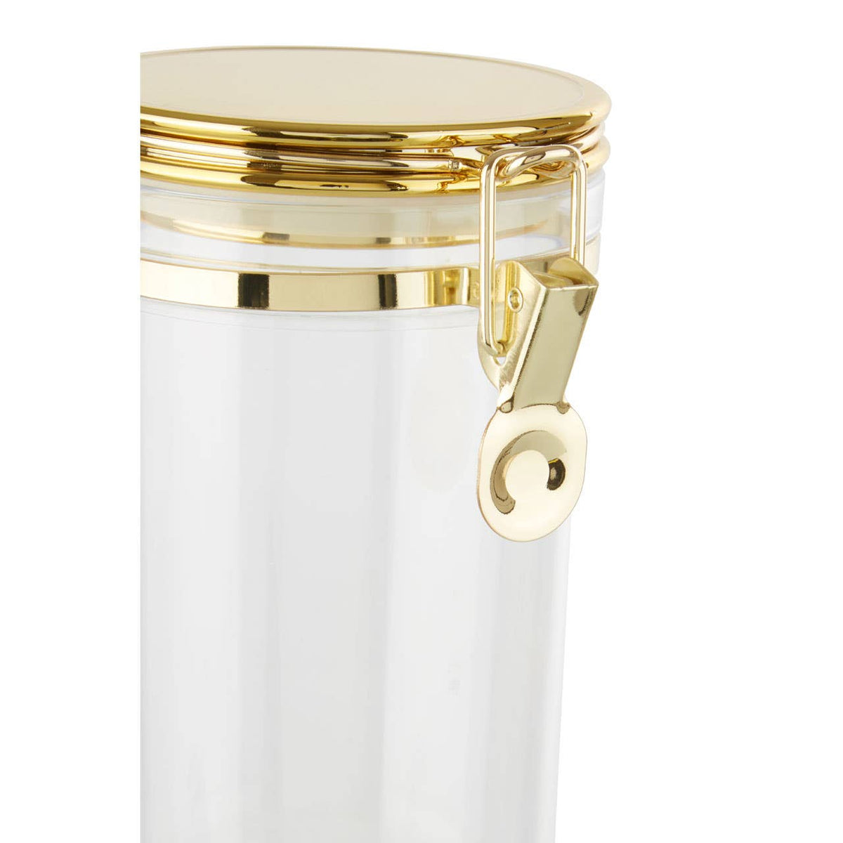 Gozo Jar With Gold Lid 1100 ml