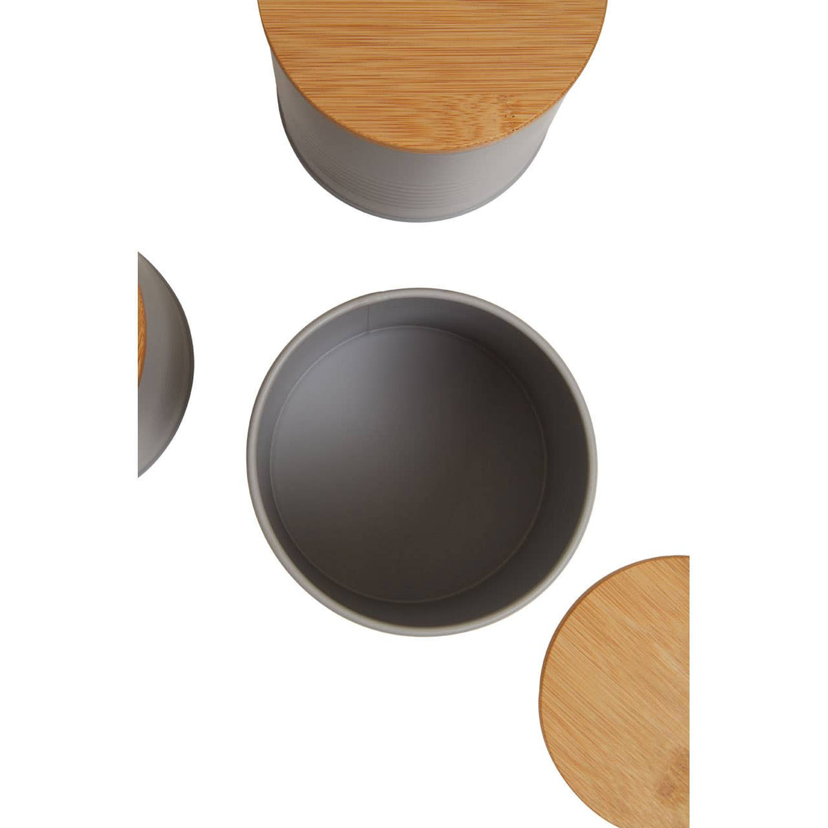 Set Of Three Alton Grey Cannisters