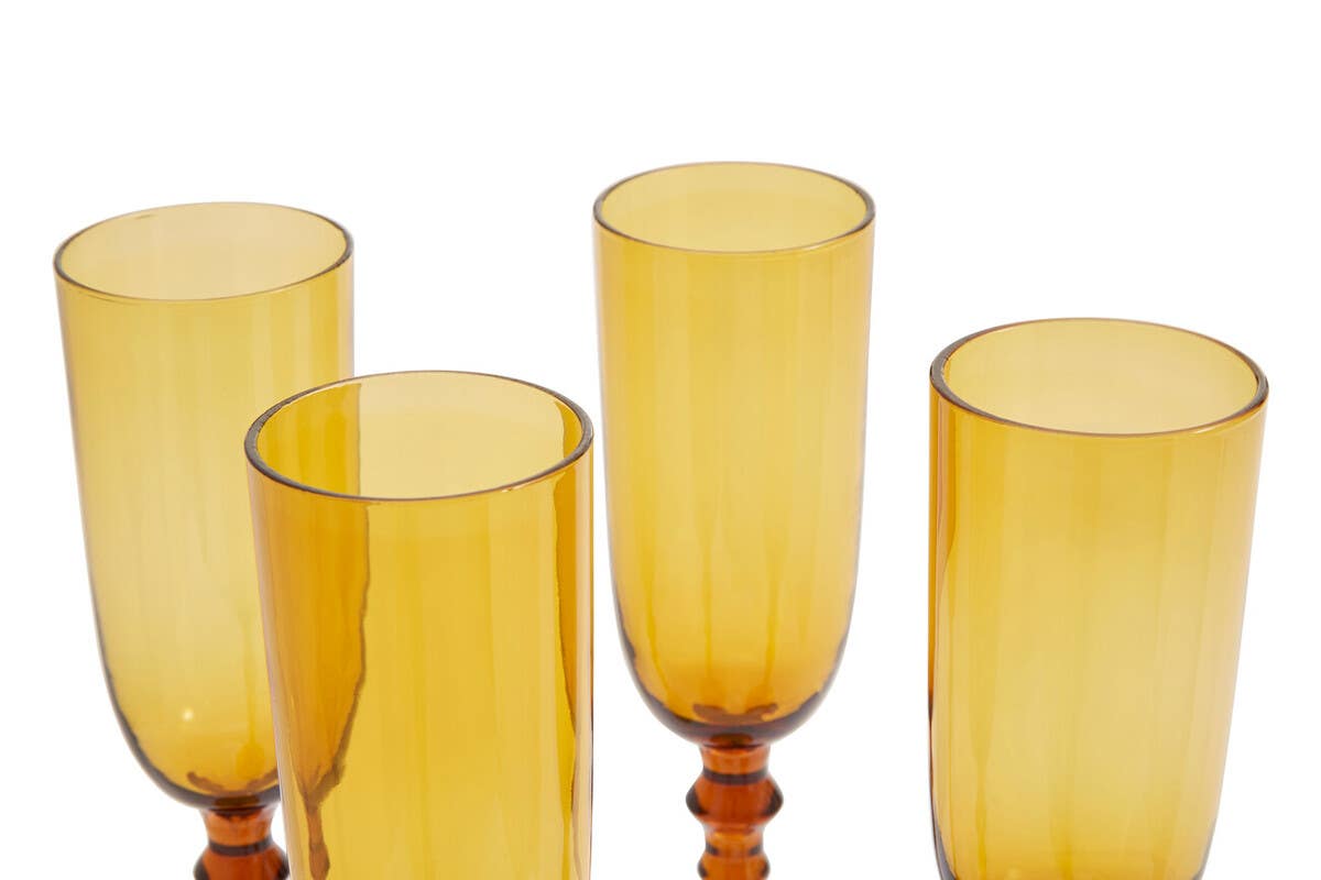 Tessa Set Of Four Champagne Glasses